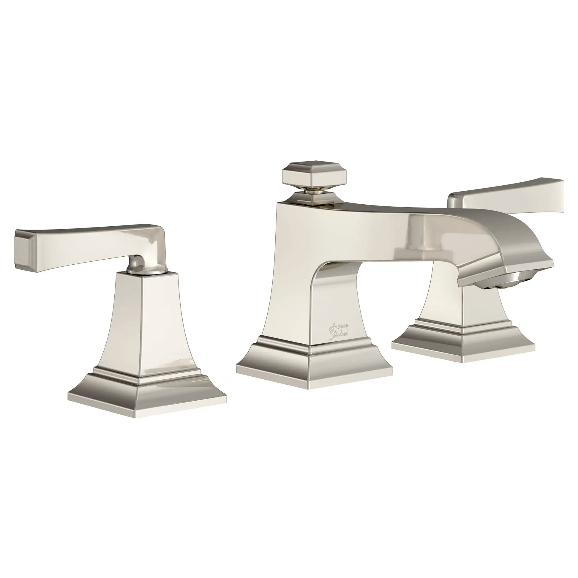 American Standard Town Square S 8-Inch Widespread 2-Handle Bathroom Faucet 1.2 gpm/4.5 L/min With Lever Handles 7455801.013