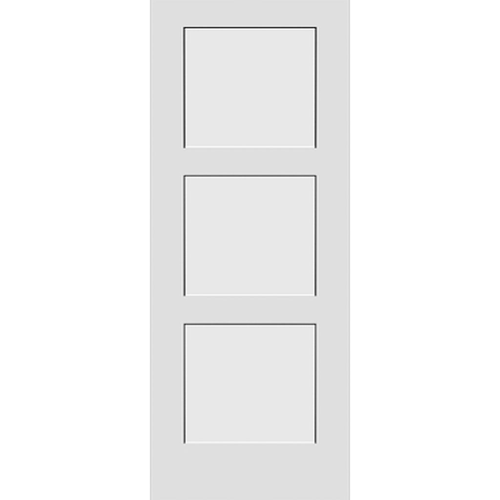 Shaker 3-Panel Solid Door
