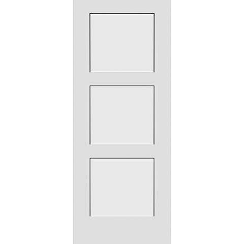 Shaker 3-Panel Solid Door