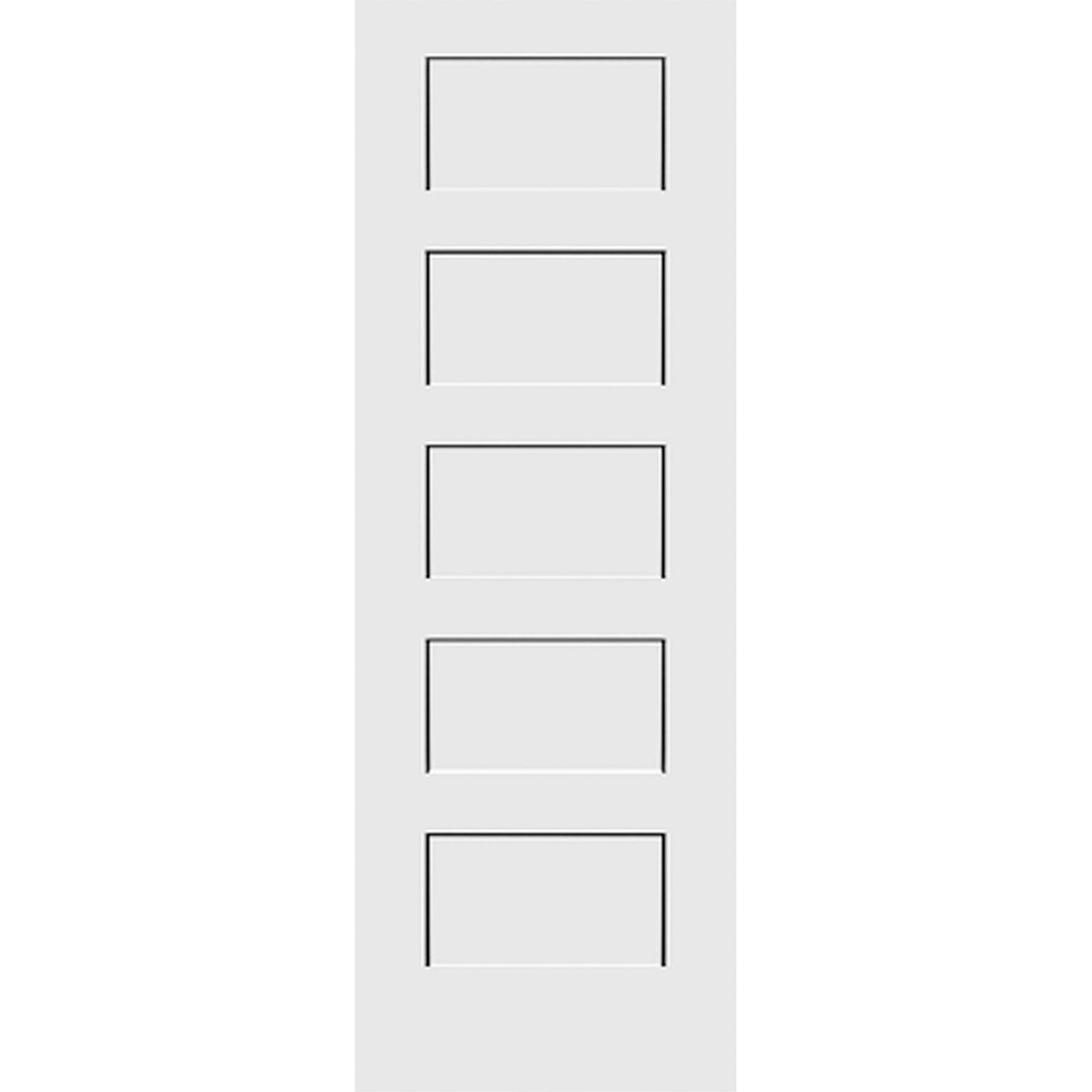 Shaker 5-Panel Solid Door