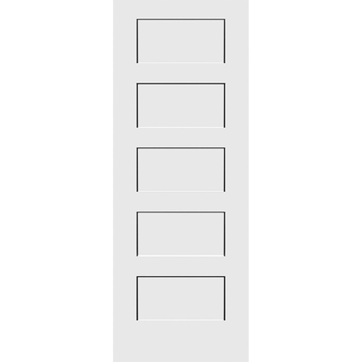 Shaker 5-Panel Solid Door