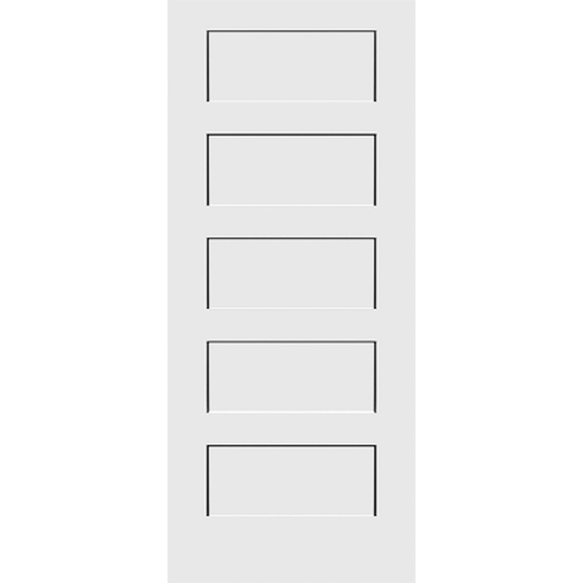 Shaker 5-Panel Solid Door