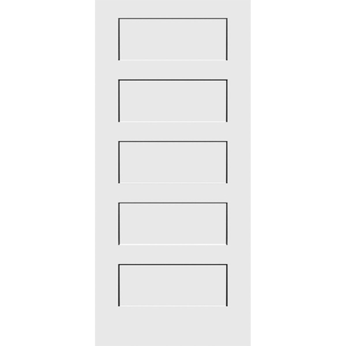 Shaker 5-Panel Solid Door