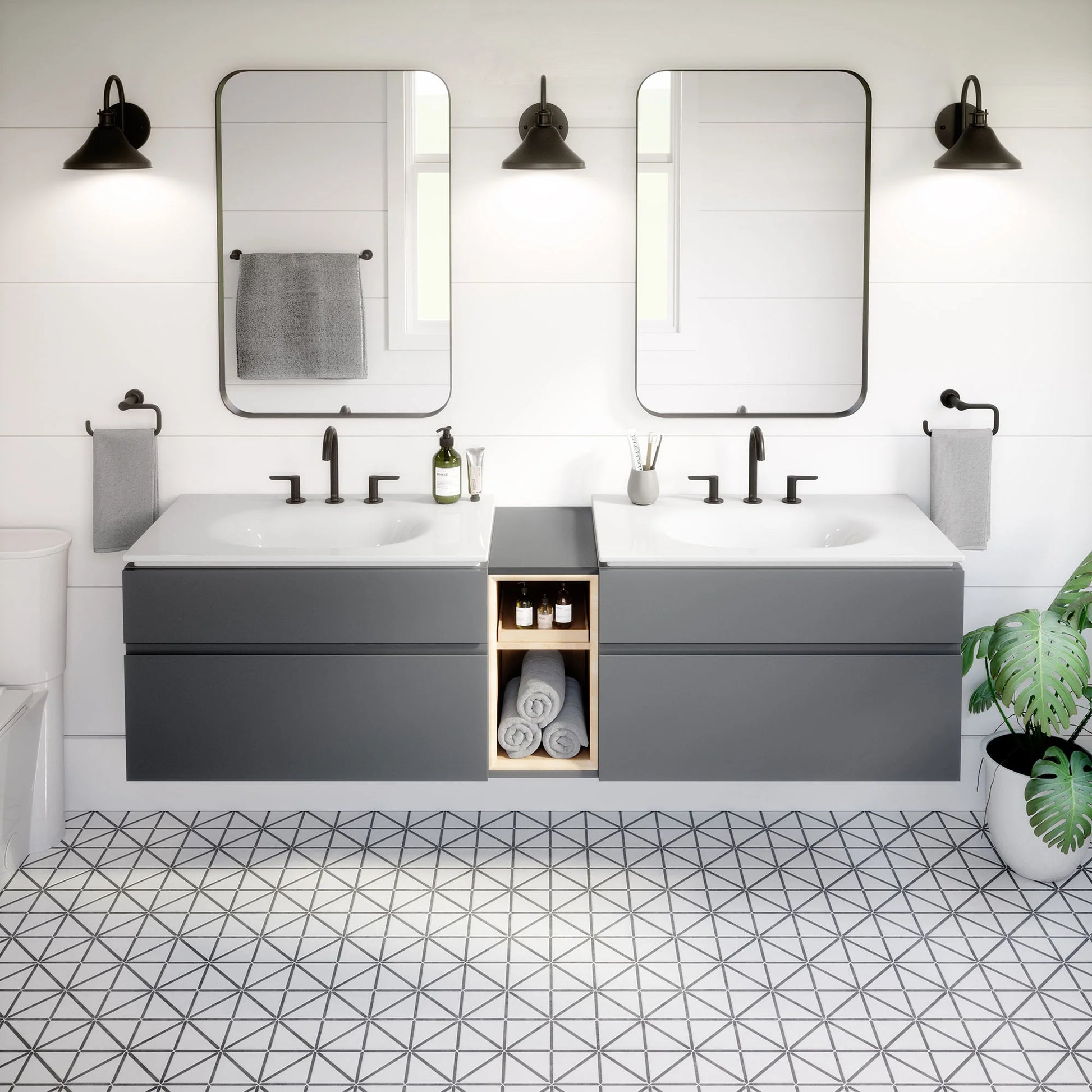 American Standard Studio S 8" Widespread 2-Handle Bathroom Faucet, 1.2 GPM