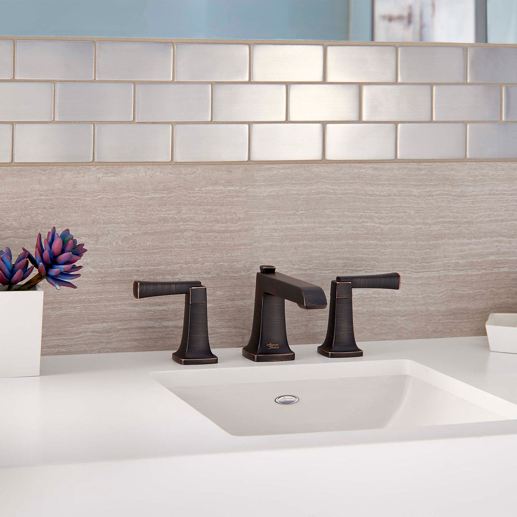 American Standard Townsend 8-Inch Widespread 2-Handle Bathroom Faucet with Lever Handles, 1.2 GPM