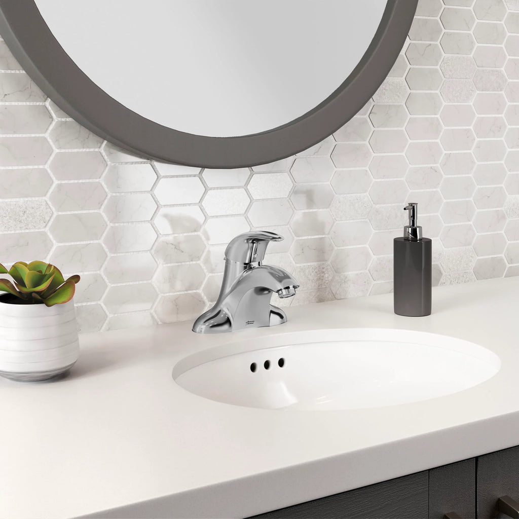 American Standard Reliant 3 4-Inch Centerset Single-Handle Bathroom Faucet with Lever Handle, 0.5 GPM Flow Rate