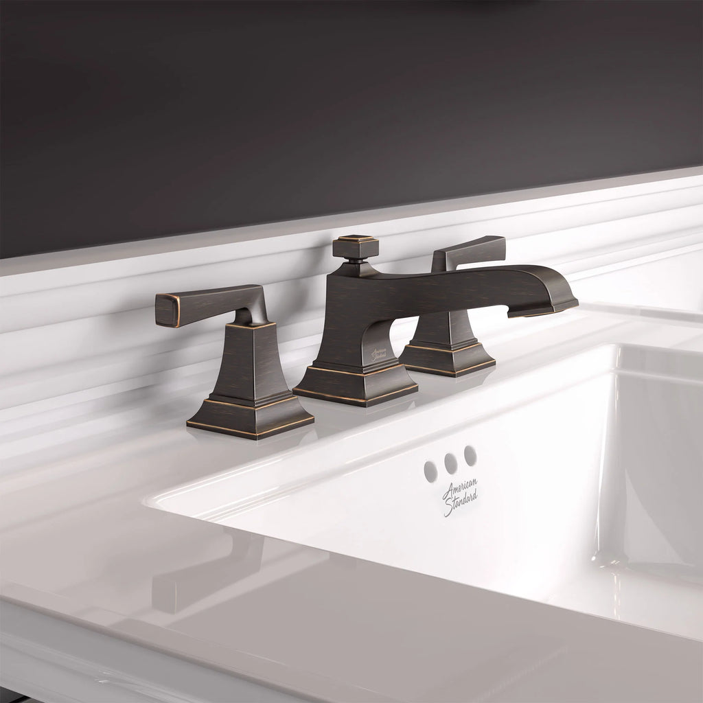 American Standard Town Square S 8-Inch Widespread 2-Handle Bathroom Faucet with Lever Handles, 1.2 GPM