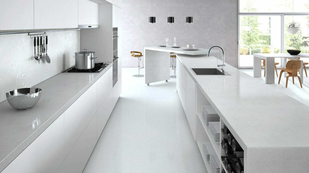 9141 Ice Snow Quartz Countertop