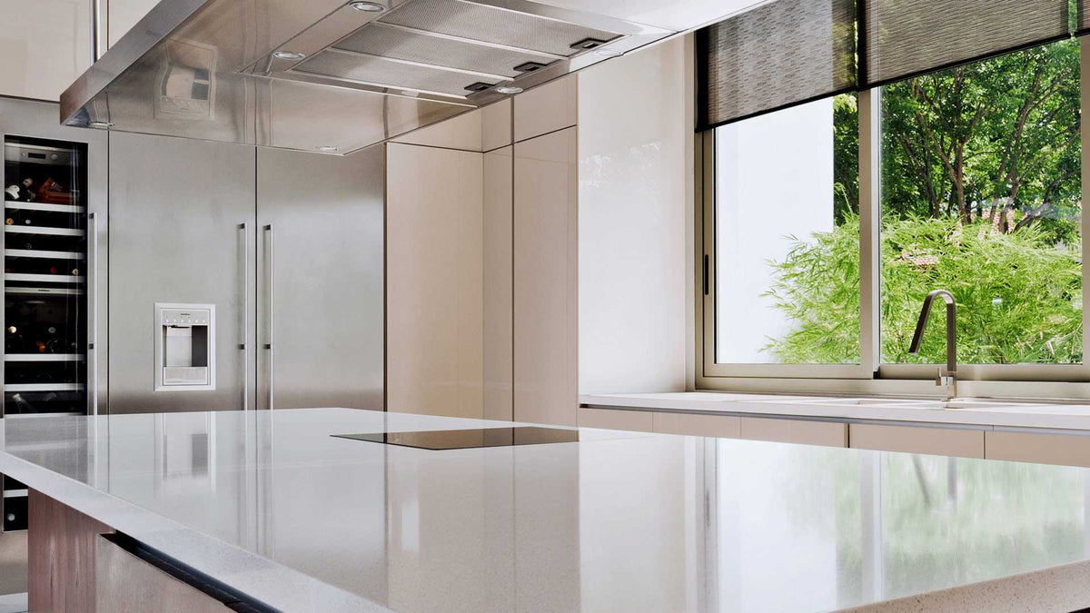 9141 Ice Snow Quartz Countertop