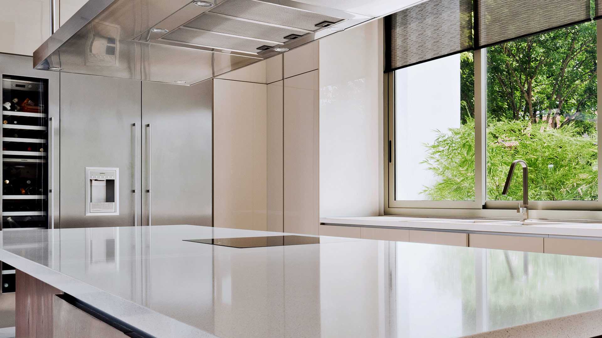 9141 Ice Snow Quartz Countertop