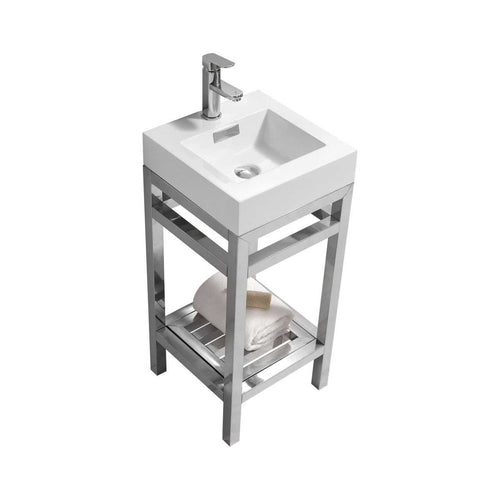 Cisco – Stainless Steel Console W/ White Acrylic Sink