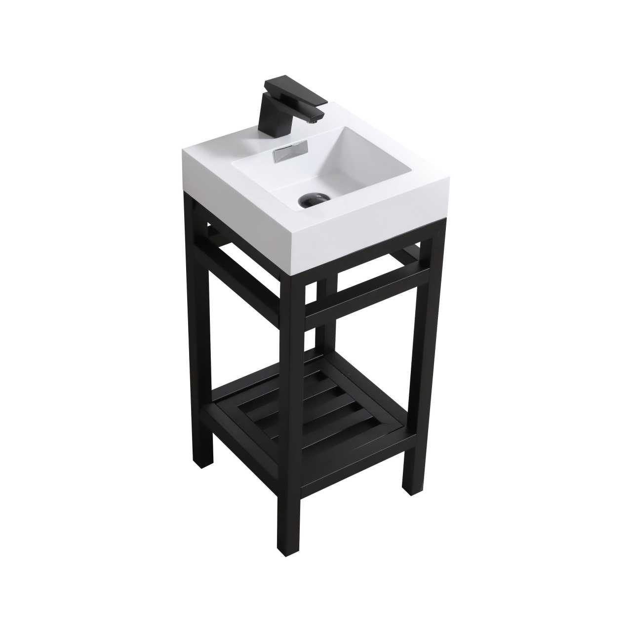 Cisco – Stainless Steel Console W/ White Acrylic Sink