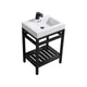Cisco – Stainless Steel Console W/ White Acrylic Sink