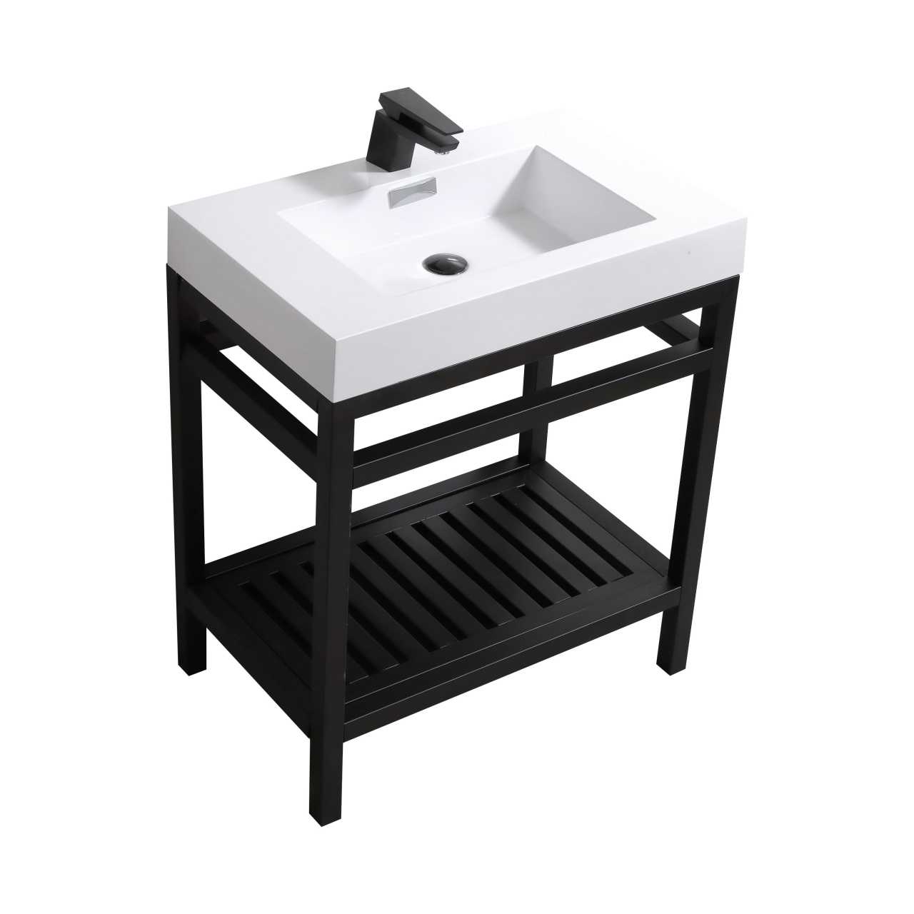 Cisco – Stainless Steel Console W/ White Acrylic Sink