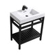 Cisco – Stainless Steel Console W/ White Acrylic Sink