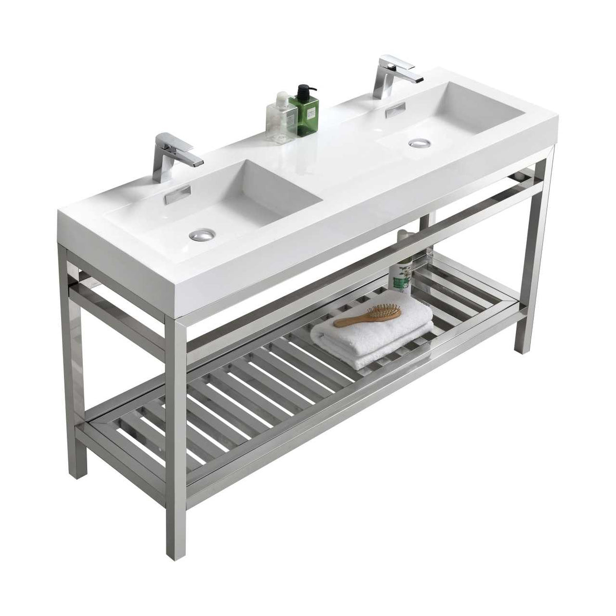Cisco – Stainless Steel Console W/ White Acrylic Sink
