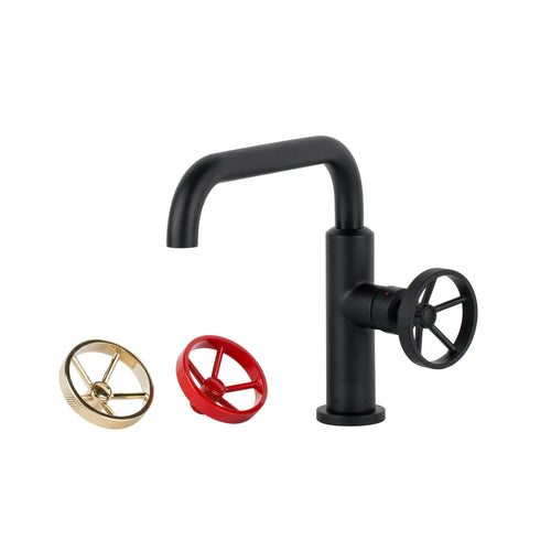 Aqua Loft Single Lever Bathroom Vanity Faucet with Side Handle
