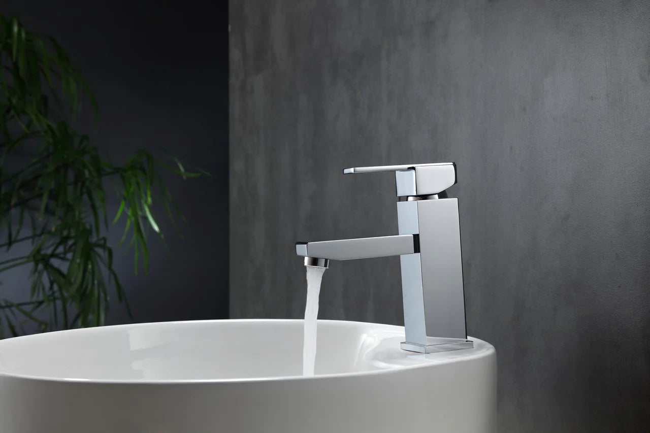 Aqua Piazza Single Lever Bathroom Vanity Faucet