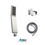 Aqua Piazza Brass Shower Set with 8″ Square Rain Shower and Handheld