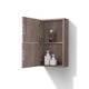 Bliss 14″ Wide by 24″ High Linen Side Cabinet With One Door in Butternut Finish