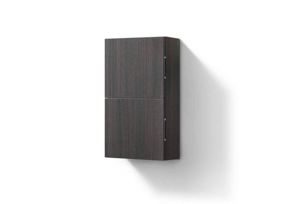 Bliss 14″ Wide by 24″ High Linen Side Cabinet With One Door in Gray Oak Finish