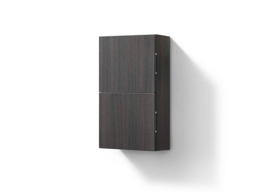 Bliss 14″ Wide by 24″ High Linen Side Cabinet With One Door in Gray Oak Finish