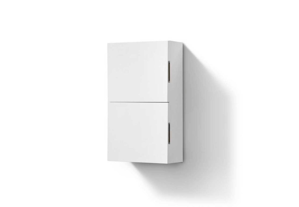 Bliss 14″ Wide by 24″ High Linen Side Cabinet With One Door in Gloss White Finish