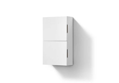 Bliss 14″ Wide by 24″ High Linen Side Cabinet With One Door in Gloss White Finish