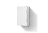 Bliss 14″ Wide by 24″ High Linen Side Cabinet With One Door in Gloss White Finish