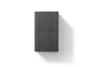 Bliss 14″ Wide by 24″ High Linen Side Cabinet With One Door in High Gloss Gray Oak Finish