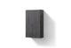 Bliss 14″ Wide by 24″ High Linen Side Cabinet With One Door in High Gloss Gray Oak Finish