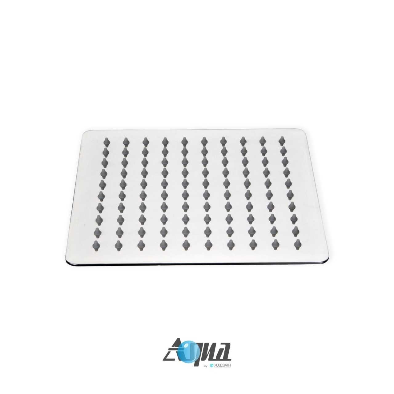 Aqua Piazza Chrome Shower Set with Square Rain Shower