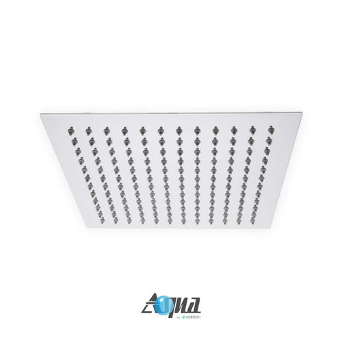 Aqua Piazza Brass Shower Set with 12″ Square Rain Shower, Tub Filler and 4 Body Jets