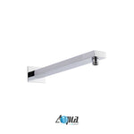 Aqua Piazza Brass Shower Set with 12″ Square Rain Shower and Tub Filler