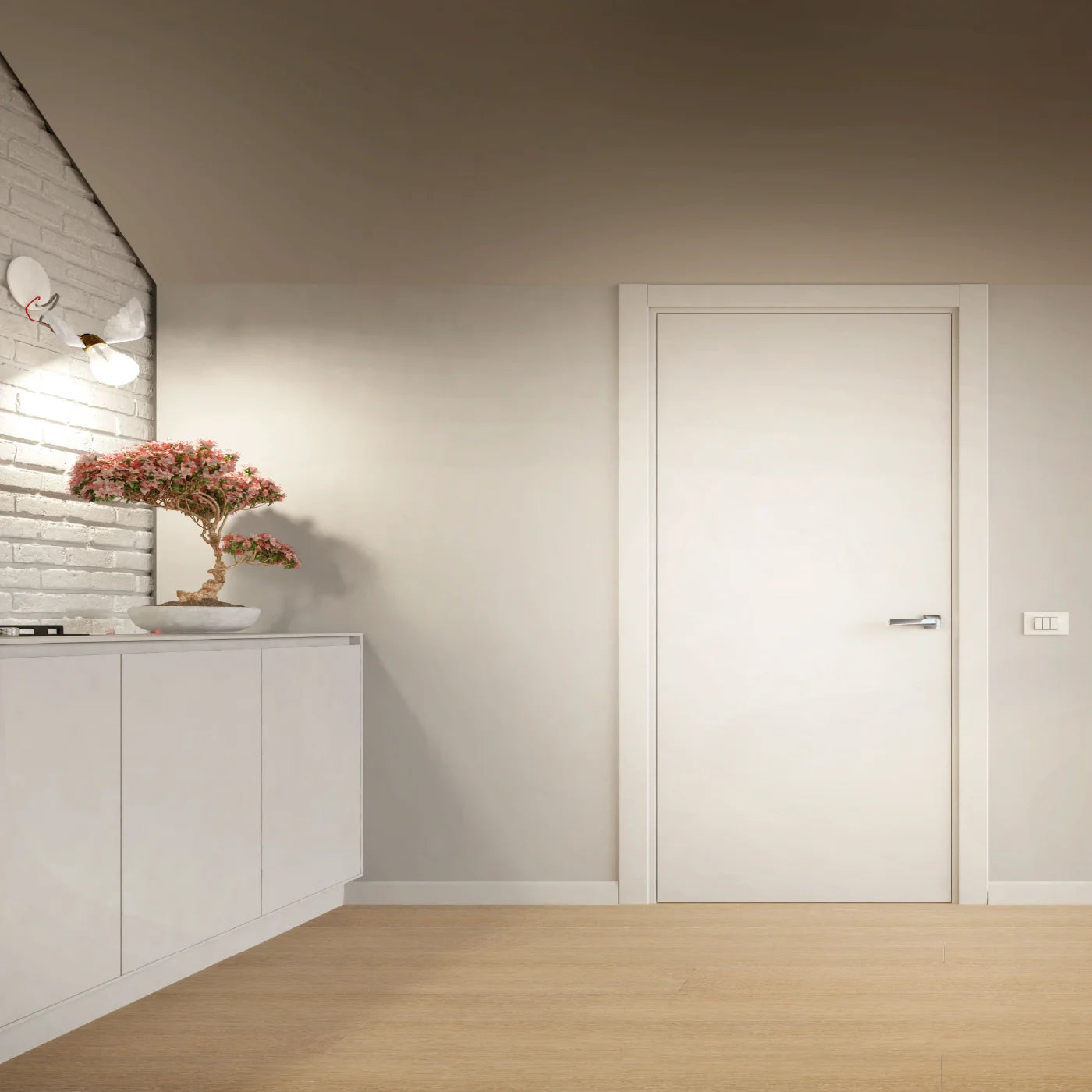 Fire Rated Flat Solid Door (Pre-Hung)-80"