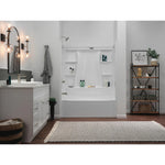 Delta Modern Angular Single Handle Project-Pack Bathroom Faucet
