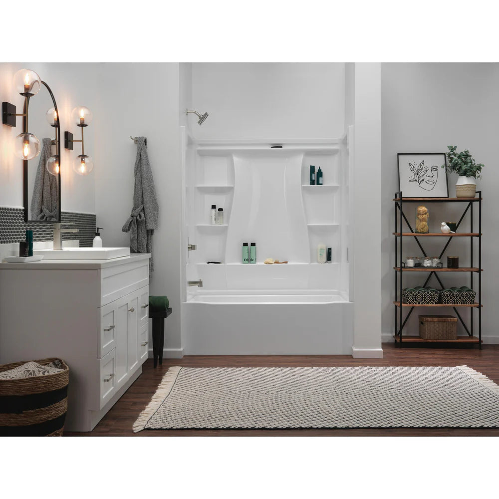 Delta Modern Angular Single Handle Project-Pack Bathroom Faucet