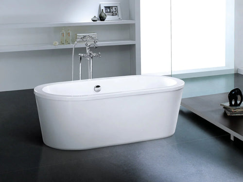 Baha 66" 2-Piece Round Freestanding Bathtub