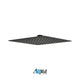 Aqua Piazza Matte Black Shower Set with 8″ Square Rain Shower