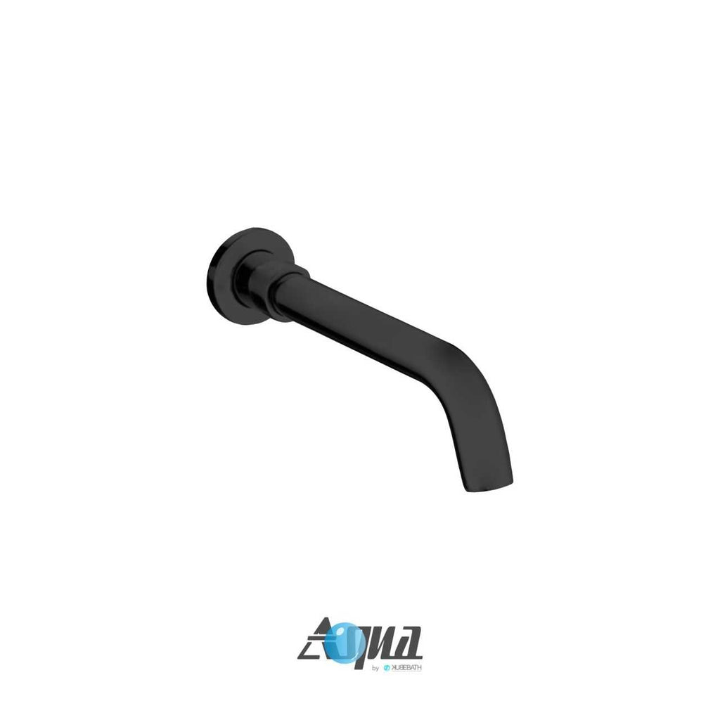 Aqua Rondo Shower Set w/ 8″ Rain Shower, Handheld and Tub Filler  – Black