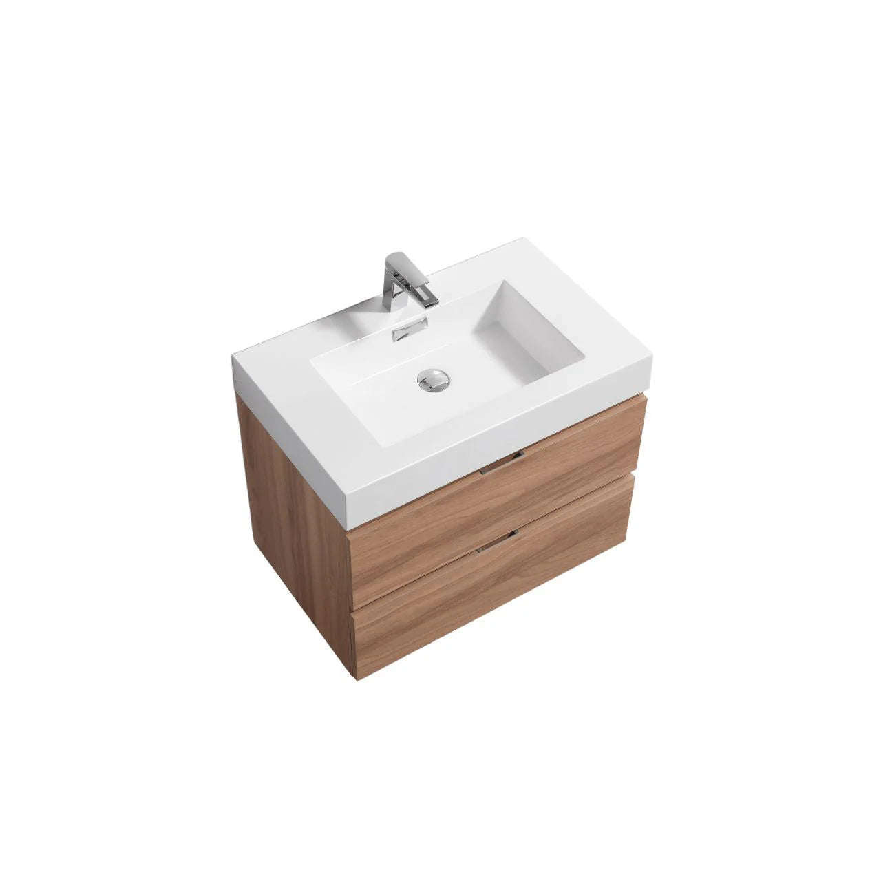 Bliss 24" Wall Mount Modern Bathroom Vanity