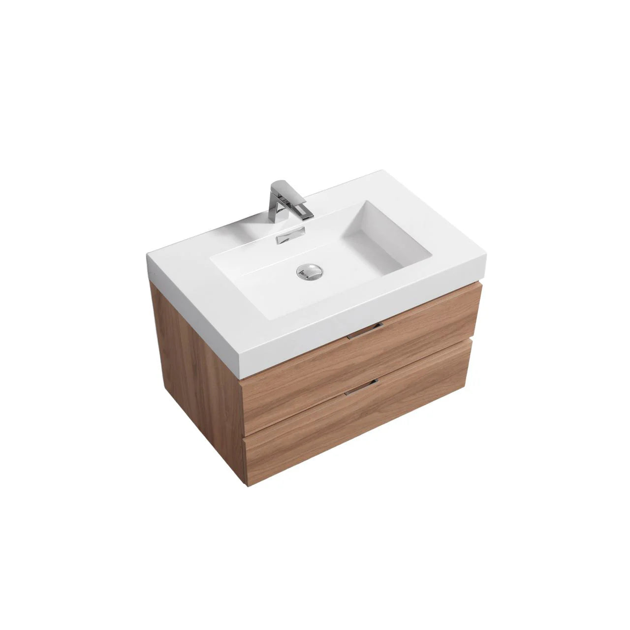 Bliss 30" Wall Mount Modern Bathroom Vanity