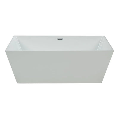Bartoli 66" Thin Edge Square Freestanding Bathtub
