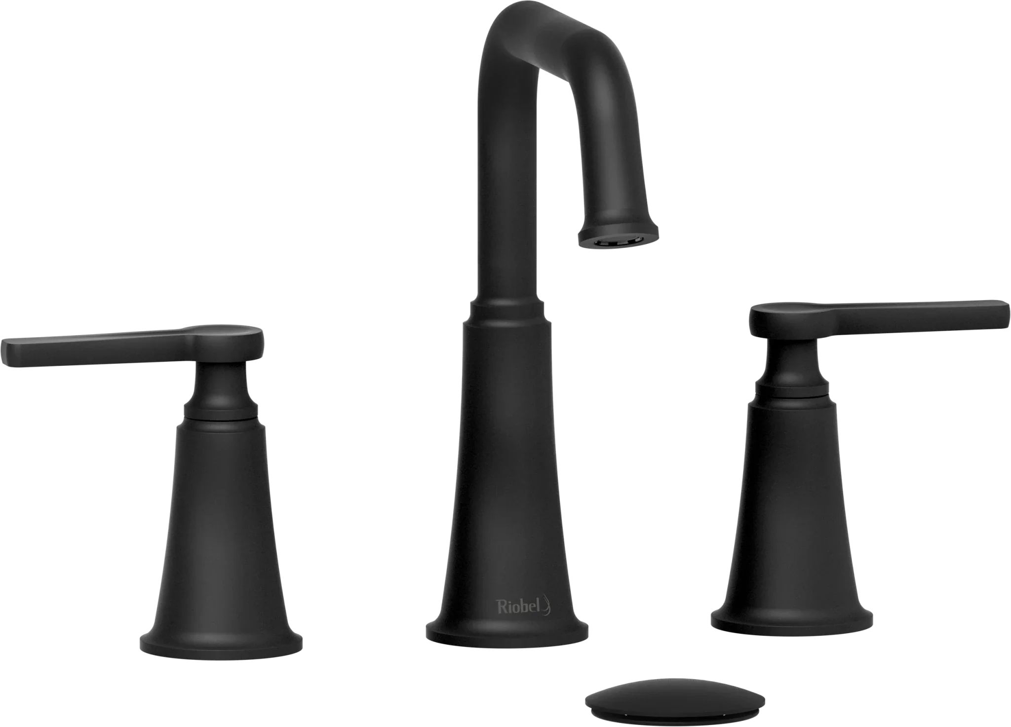 Riobel Momenti 8-Inch Widespread Bathroom Faucet with Square Spout