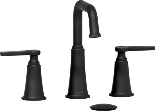 Riobel Momenti 8-Inch Widespread Bathroom Faucet with Square Spout