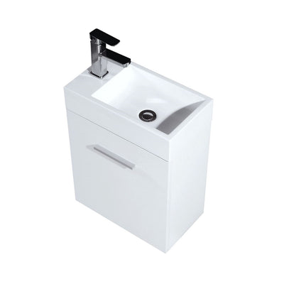 Bliss 18" Wall Mount Modern Bathroom Vanity