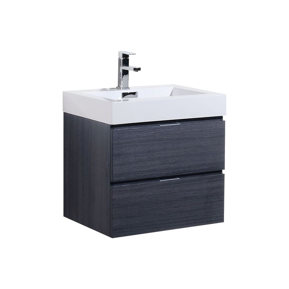 Bliss 24" Wall Mount Modern Bathroom Vanity