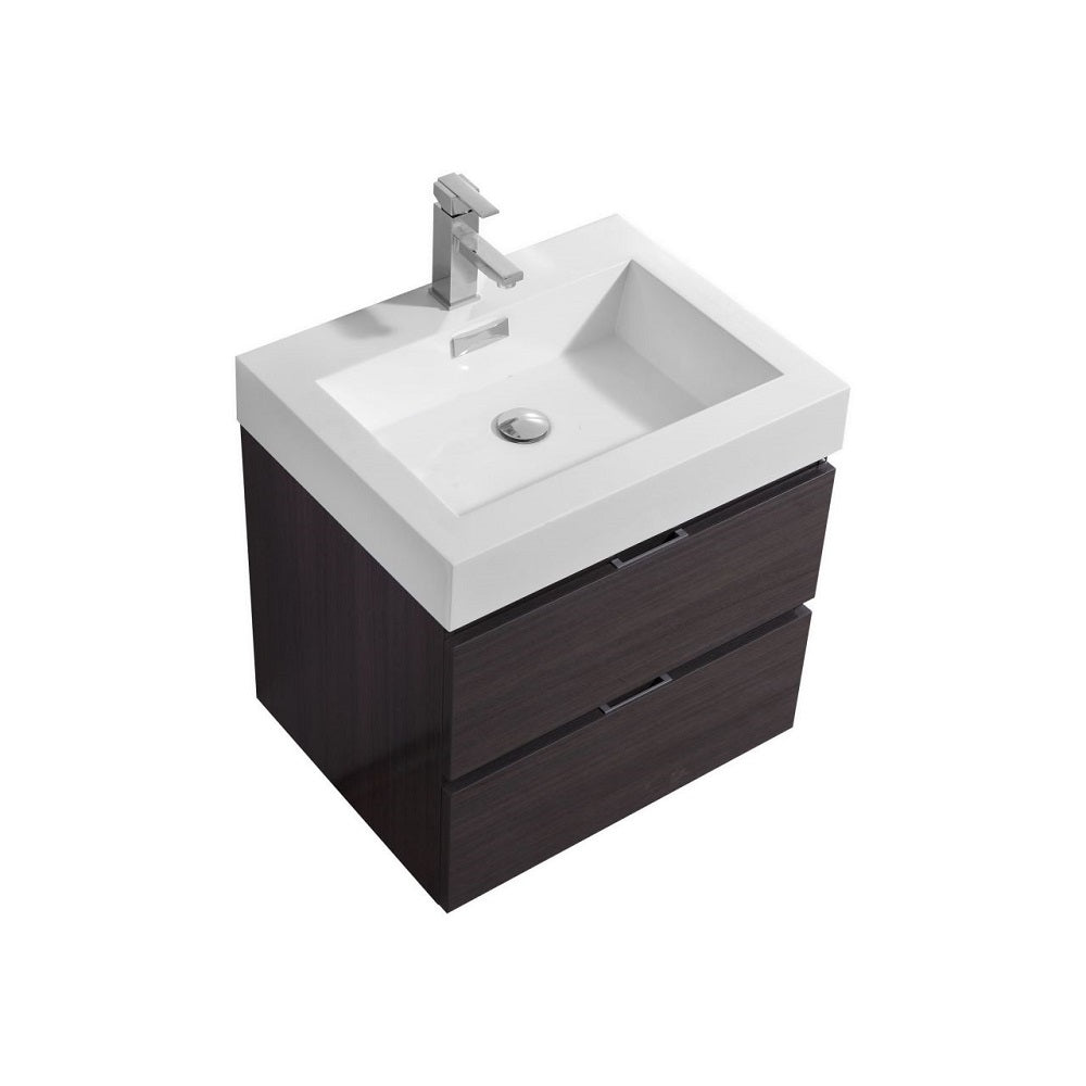 Bliss 24" Wall Mount Modern Bathroom Vanity