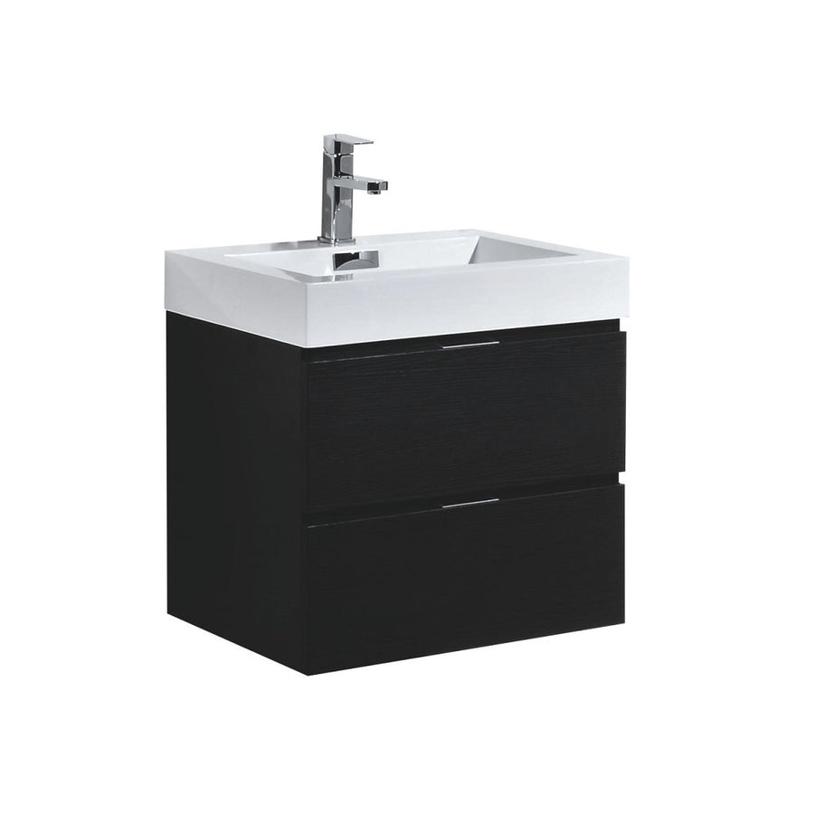 Bliss 24" Wall Mount Modern Bathroom Vanity