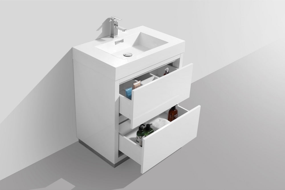 Bliss 30" Freestanding Modern Bathroom Vanity